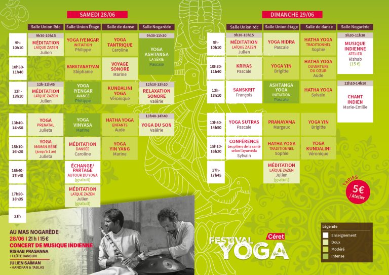 Lire la suite à propos de l’article Festival de Yoga à Céret
