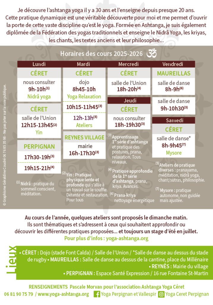 flyer verso 2025 2026